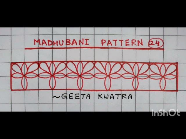 Madhubani Pattern Drawing Tutorial: Easy Step-by-Step Guide@geetakwatra699