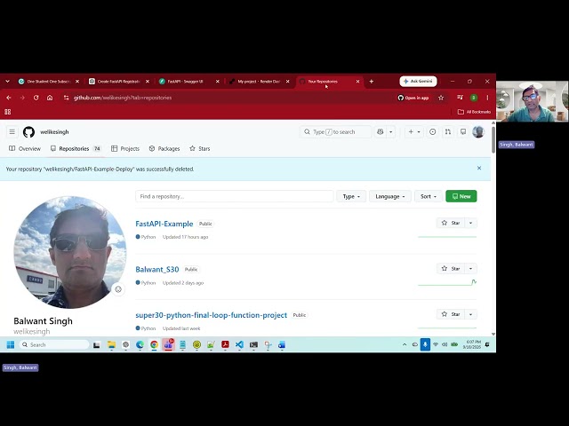 FAST API Deployment on Render