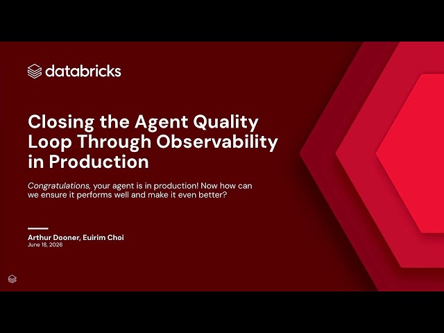 Agent Quality Loop: MLflow Observability and Evaluation in Production
