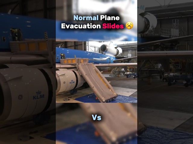 Tail Cone Evacuation Slides😮‍💨 #shorts #aviation #airplane #normal #special #slide #edit #fyp