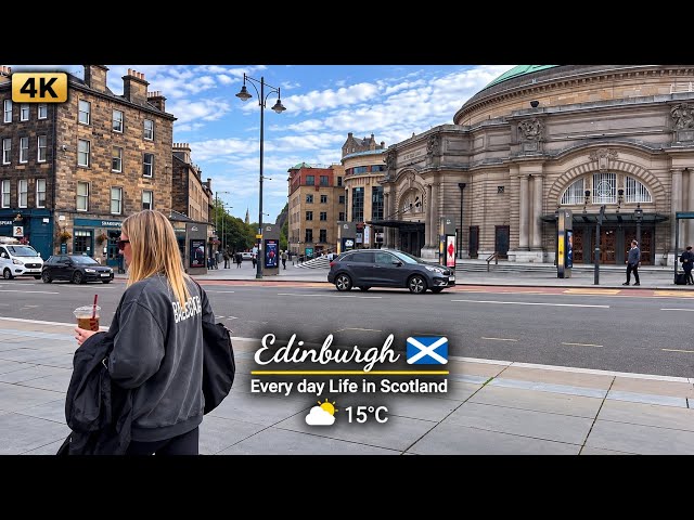 This Is Everyday Life in Edinburgh, Scotland 🏴󠁧󠁢󠁳󠁣󠁴󠁿 | Exploring Local Shops in Tollcross 4K.