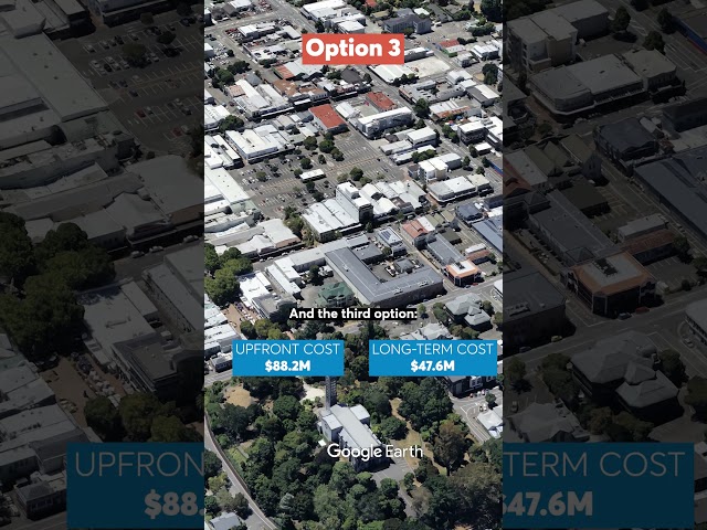 Where should Nelson's new Community Hub, Library, and Civic Space go?