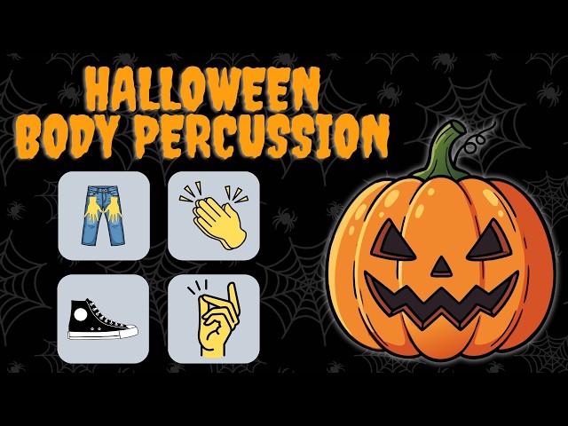 🎃 Halloween Body Percussion Play Along | In The Hall Of The Mountain King | Rhythm Activity