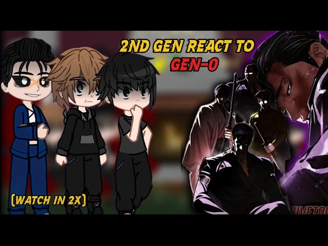 Lookism 2nd Generation(+gun) react to Pre-Generation || Part-1 || 2X || Gacha Reaction|| -Lookism-