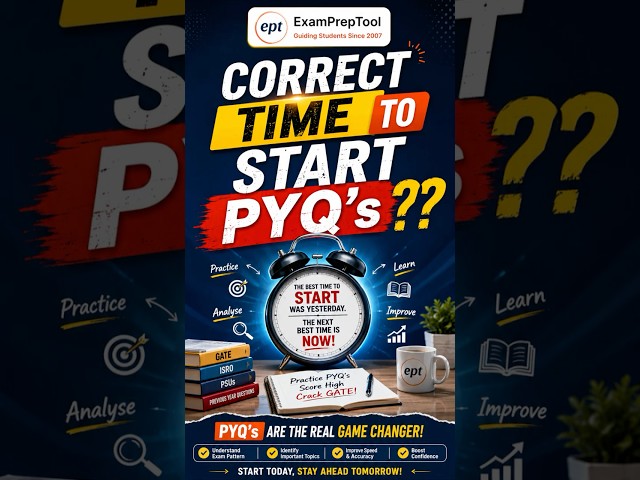 When Should You Start Solving PYQ’s for GATE? 🔥 Complete Strategy