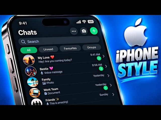 New iOS WhatsApp For Android | MBWhatsApp New Version 2026 APK Customized 