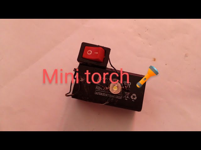 Mini Torch🔦|| How To Make Torch || Ghar Per Korch Kaise Banaye