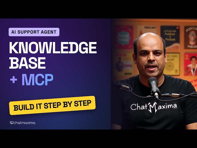 How to Build an AI Customer Support Agent with a Custom Knowledge Base and MCP