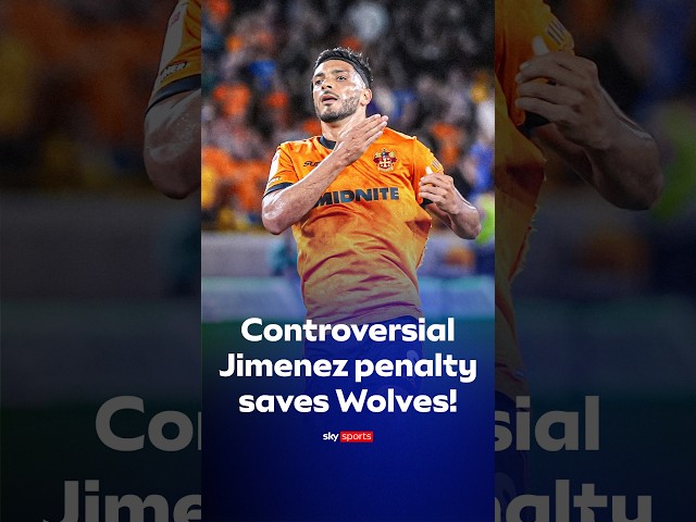 Jimenez’s late penalty saved a point for Wolves, but was the handball in the box? 🤔💬