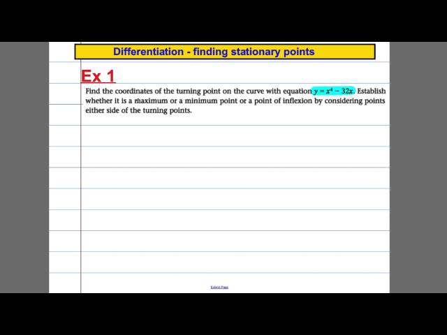 C2 Differentiation (2)