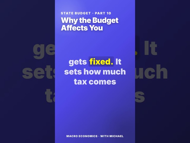 How the Government Budget Affects Your Daily Life