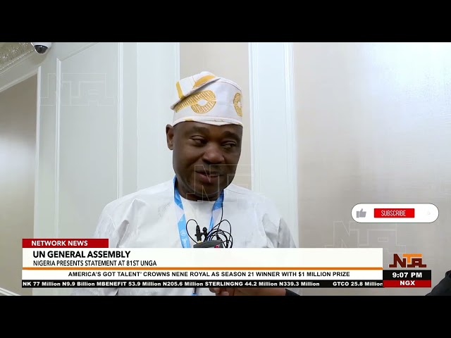 UNGA 81: Stakeholders React After Nigeria’s Statement