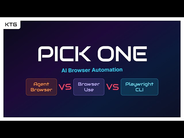 Agent Browser vs Browser Use vs Playwright CLI - Which Should You Use?