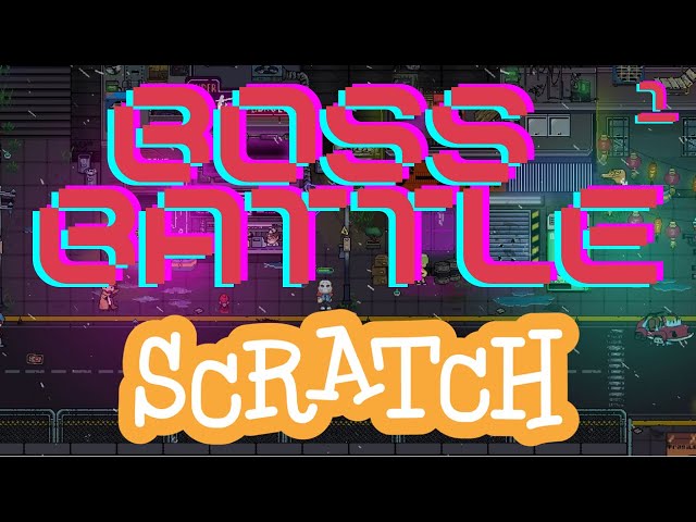How to make a boss battle game on scratch for beginners! Part 1| Super Easy!