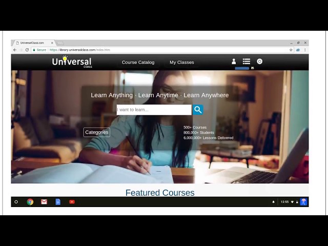 Getting Started with Universal Class