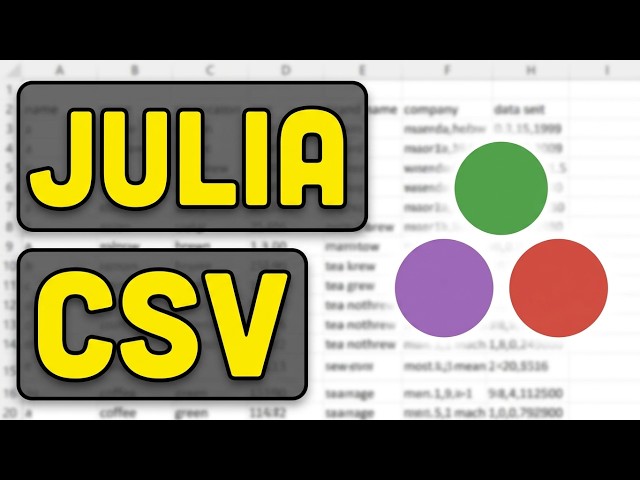 CSV in Julia Programming Language