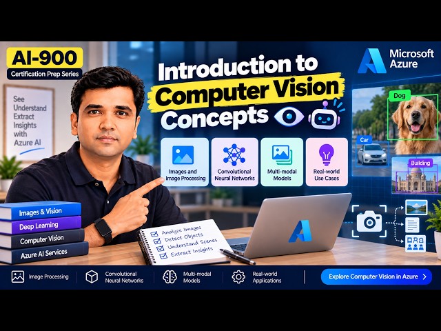 AI-900 | Session 9 | Introduction to Computer Vision Concepts 👁️🤖