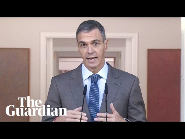 Spanish PM Pedro Sánchez calls snap election