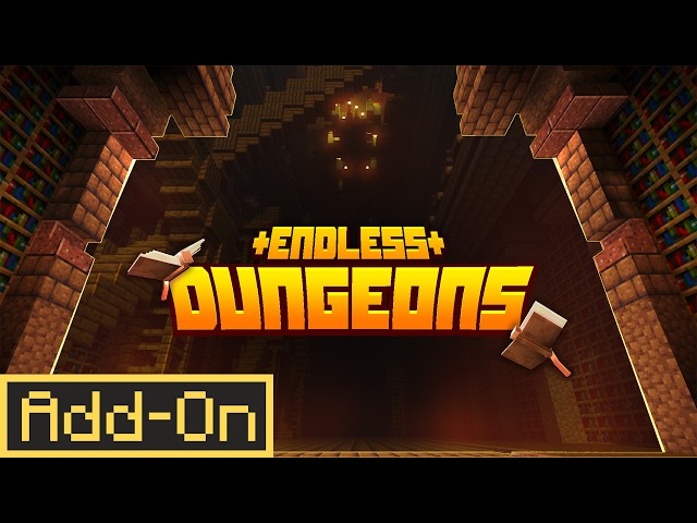 ENDLESS DUNGEONS ADDON – Minecraft Bedrock Review & Showcase!