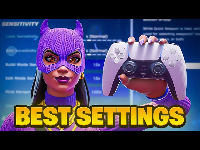 NEW Best Controller SETTINGS + Sensitivity in Fortnite Chapter 7!