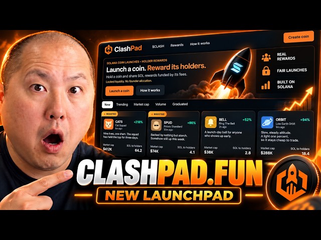 Meet ClashPad.Fun: The Launchpad That Rewards Holders