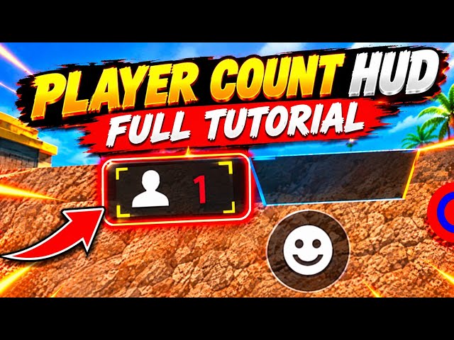 How to Make Player Count HUD in Free Fire Craftland | Craftland Tutorial