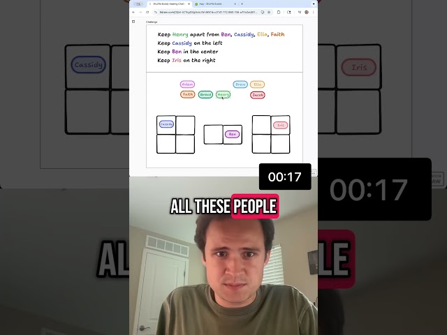 Seating Chart Challenge