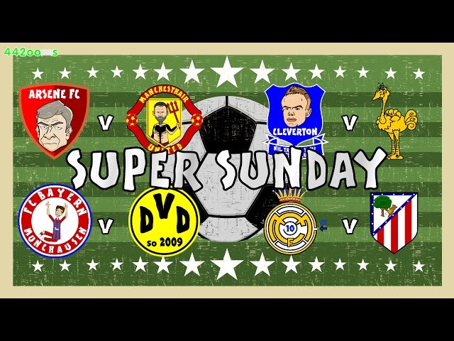 SUPER SUNDAY Rodgers sacked! Arsenal 3-0 Man Utd! Atletico 1-1 Real Madrid! Bayern vs Dortmund!