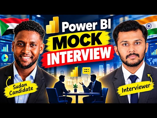 Power BI Mock Interview (Foreign Candidate) 🔥 15 Questions 