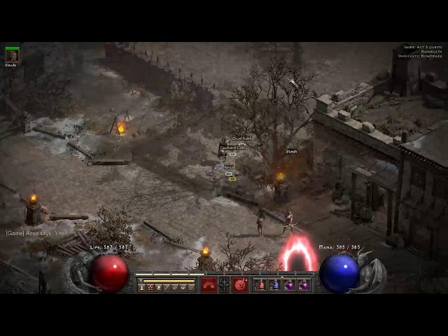 Diablo II: Resurrected - Hardcore Sorceress Nightmare