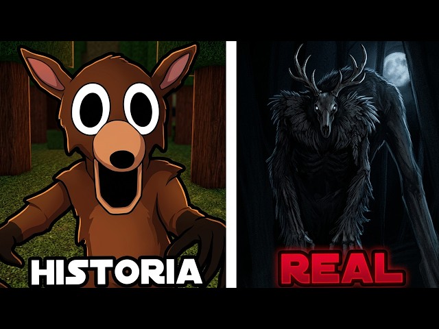 THE DARK STORY OF THE DEER FROM 99 NIGHTS IN THE WOODS (WENDIGO) | ROBLOX