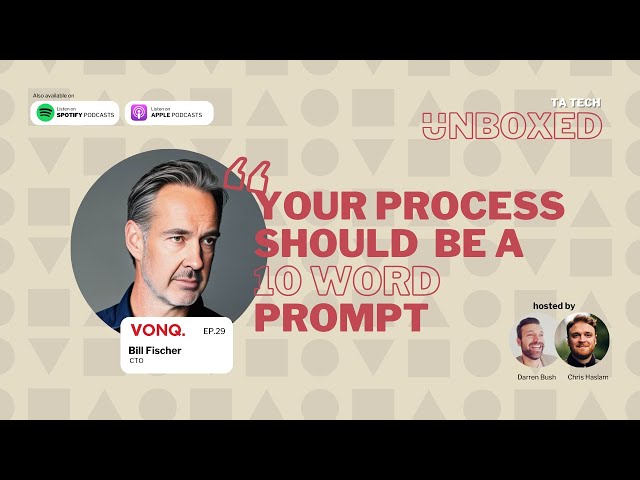 Ep 29 - How to automate the entire Hiring funnel - Bill Fischer;