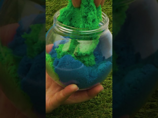 How to make a Sand Globe! #KineticSand #Shorts