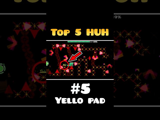 Top 5 Huh | Geometry dash 2.2