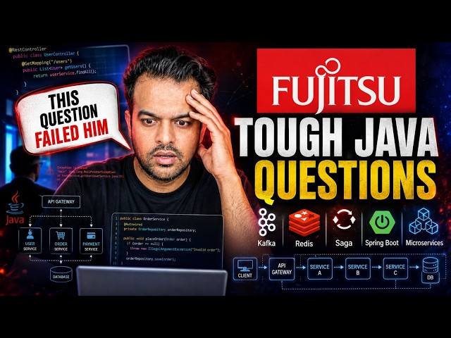 Fujitsu Asked These Advanced Java Interview Questions Recently