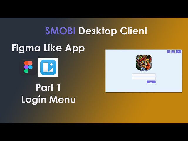 Using Figma(Lunacy) Like App To Make UI For Smobi Desktop Client Part 1 #UIDesignwithLunacy