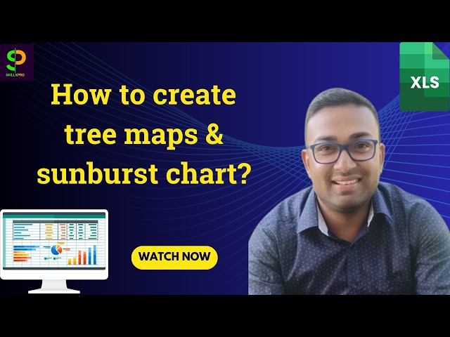 How & When to Create a Tree Maps & Sunburst Chart! #charts #graphs #productivity #excelforbeginers