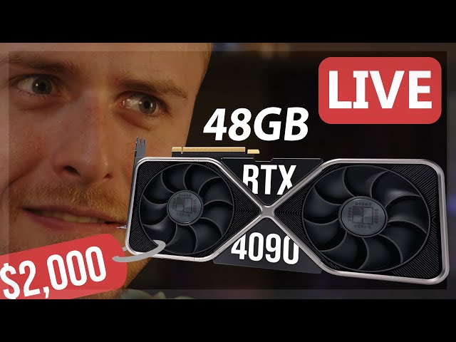 Nvidia RTX 4000 Series Live Announcement Reaction Stream | 4090ti 48GB???