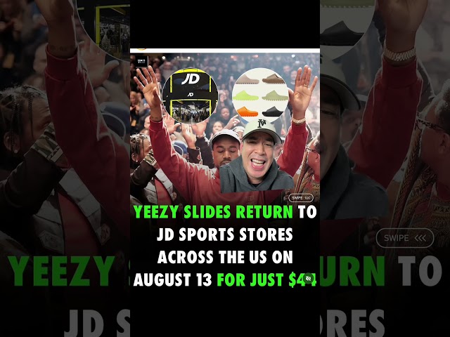 Yeezy are coming back !!! August 13 $44 @JD Sports  #yeezy #sneakers #shorts
