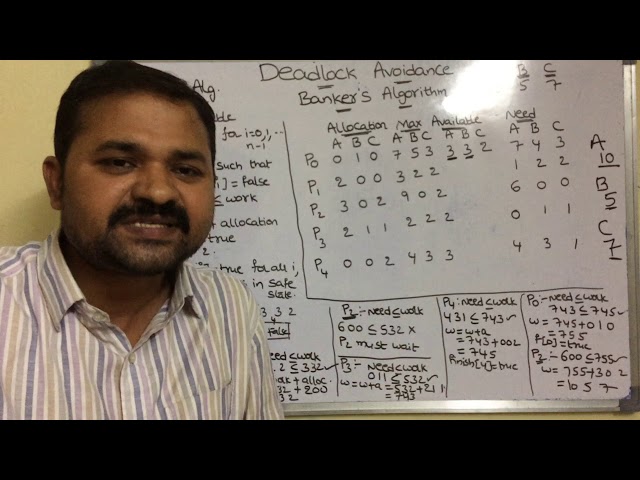 Deadlock Avoidance part 2 | Banker's algorithm | safety algorithm in deadlock avoidance