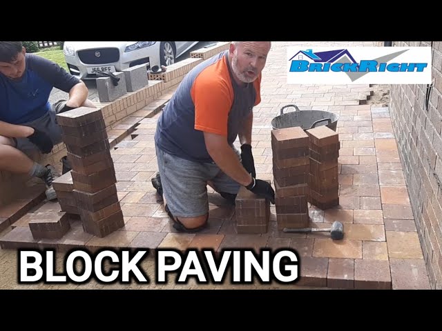 How to Prep and Lay BLOCK PAVING