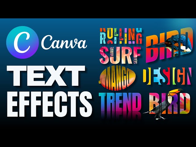 Canva Text Apps You Need To Know - Canva Text Design Tutorial