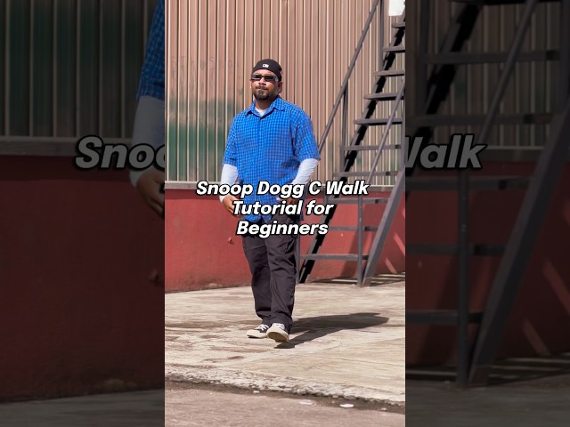 How to C Walk like Snoop Dogg✅   #snoopdogg #cwalk #hiphopdance #tutorial #stepbystep