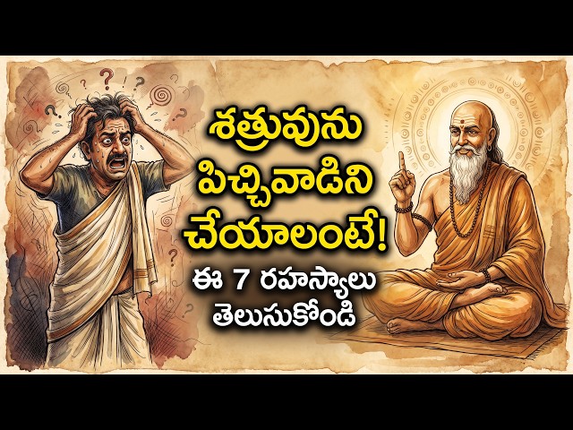 శత్రువును పిచ్చివాడిని చేసే ఈ 7 ప్రమాదకరమైన ఎత్తుగడలు | Chanakya Niti | Telugu Life Lessons