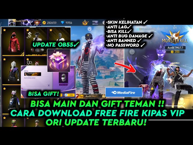 UPDATE‼️ BISA MAIN TERUS ✅CARA DOWNLOAD FF KIPAS BETA VIP ORI BISA KILL UPDATE TERBARU 2026 😳