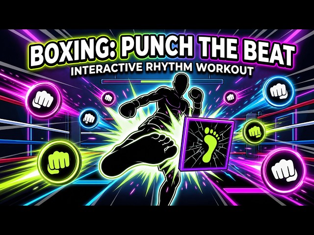🥊 BOXING: PUNCH THE BEAT 🔥 Full Body Rhythm Workout 🎵 Immersive Warm Up