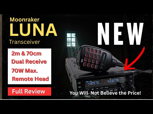 Moonraker Luna 2m & 70cm Dual Band Dual Receive Transceiver