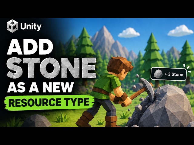 Adding Rocks and Correct Tool Requirements (How to build a 3D Low Poly RPG for Beginners #10)