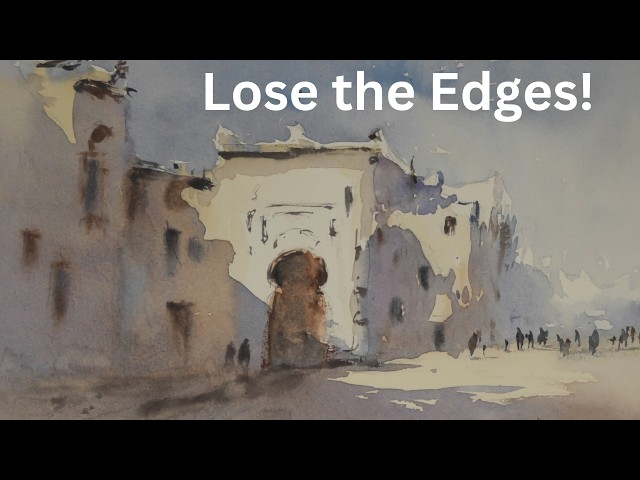 Stop Painting Buildings as Cut-Outs | Advanced Watercolour Edges