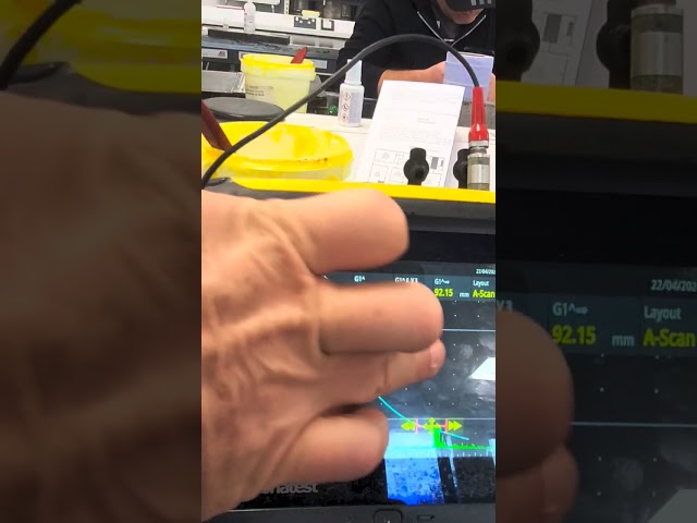 Ultrasonic Testing Crack Sizing